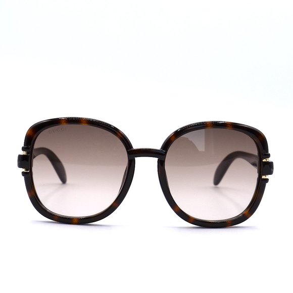 Gucci GG1068SA Havana Brown Sunglasses | Authentic | New w/ Case | 57-19 main image 6